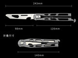 kinetic-tool G10 Practice Finger Strength Stick Training Tool with G10 Micarta Handle and Stainless Steel Cutter Head Using Process Strong and Durable Trainer