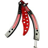 NEW CSGO Tactical Combat Trainer Practice Metal Steel Blunt Dull Butterfly Trainer