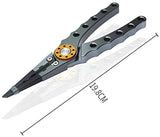 UXCELLMO Fishing tools Aviation Aluminum Fishing Pliers Tungsten Steel Road Pliers Fishing Shears