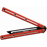Flip Rod with Effective Bushing CNC Aluminum Integral Channel Handle Training Folding Tool