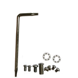 Uxcellmo Folding G10 Bearing Trainer Practice Tool YF-D0675 White with Repair Screw Set