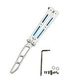 Uxcellmo Folding G10 Bearing Trainer Practice Tool YF-D0675 White with Repair Screw Set