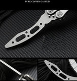 Tactical Trainer Practice Metal Steel Handle Blunt Dull Training Knife