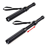 Telescopic Mace Security Patrol Equipment Extended Zoom Flashlight