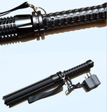 Telescopic Mace Security Patrol Equipment Extended Zoom Flashlight