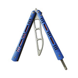 Uxcellmo G10 Micarta Handle and Stainless Steel Cutter Head Using CNC ProcessTraining Handle Folding tool Trainer Bearing Smooth Blunt Practice Flip Tool UX-751