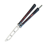 Uxcellmo G10 Micarta Handle and Stainless Steel Cutter Head Using CNC ProcessTraining Handle Folding tool Trainer Bearing Smooth Blunt Practice Flip Tool UX-751