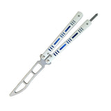 Uxcellmo G10 Micarta Handle and Stainless Steel Cutter Head Using CNC ProcessTraining Handle Folding tool Trainer Bearing Smooth Blunt Practice Flip Tool UX-751