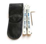 Uxcellmo G10 Micarta Handle and Stainless Steel Cutter Head Using CNC ProcessTraining Handle Folding tool Trainer Bearing Smooth Blunt Practice Flip Tool UX-751