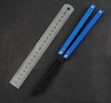 Tactical Combat Trainer Practice Balisong Blunt Butterfly Dull Knife No Edge bottle opener