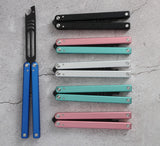 Tactical Combat Trainer Practice Balisong Blunt Butterfly Dull Knife No Edge bottle opener