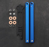 Tactical Combat Trainer Practice Balisong Blunt Butterfly Dull Knife No Edge bottle opener