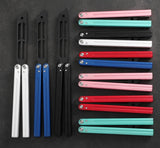 Tactical Trainer Practice Metal Steel Zinc Alloy Handle Bearings Blunt Butterfly