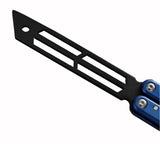 Tactical Trainer Practice Metal Steel Zinc Alloy Handle Bearings Blunt Butterfly