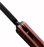 Butterfly Knife Tactical Trainer Practice Metal Steel Aluminum alloy Handle Bearings Blunt