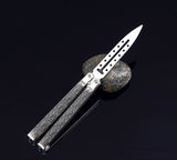 Balisong trainer Practice Dull Knife Stainless Steel Training tools with Latch