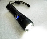 USB rechargeable High-brightness LED long-range telescopic zoom night fishing flashlight