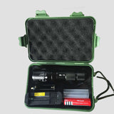 Camping Outdoot Emergency Flashlights High Lumen Tactical Flashlight Zoomable 5 Modes Water Resistant Handheld Light