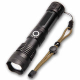 USB rechargeable High-brightness LED long-range telescopic zoom night fishing flashlight