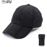 Folding Foldable Waterproof Outdoor Sport Camping Fish Ball Cap Hat Unisex