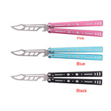 Unfold folding hand swinging knife, fancy portable outdoor practice knife