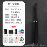 Tactical Combat Trainer Practice Balisong Blunt Butterfly Dull Knife No Edge bottle opener