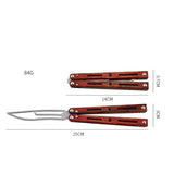 training Stainless Stee Not cutting Aluminum Integral Channel Handle Flip Rod with Dual Pivot Effective Bushing System
