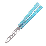 Unfold folding hand swinging knife, fancy portable outdoor practice knife