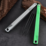 Tuning fork Stainless Steel Aluminum Integral Channel Handle Flip Rod with Dual Pivot Effective Bushing System