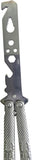Folding Multitool: Bottle Opener, Screwdriver, Finger Exerciser - Stainless Steel, Aluminum - Silver
