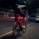 Smart Bike Tail Light –Automatic Brake Light,Laser Light,Turn Signal Light,Wireless Control,USB Rechargeable and Easy to Install