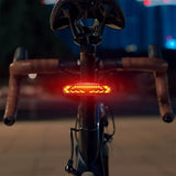 Smart Bike Tail Light –Automatic Brake Light,Laser Light,Turn Signal Light,Wireless Control,USB Rechargeable and Easy to Install