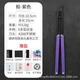 Tactical Combat Trainer Practice Balisong Blunt Butterfly Dull Knife No Edge bottle opener