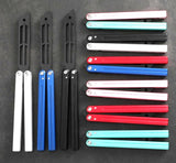 Practice Metal Steel Tactical Trainer Aluminum alloy Handle Bearings Blunt Butterfly Knife