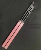 Tactical Trainer Butterfly Practice Metal Steel Aluminum alloy Handle Bearings Blunt
