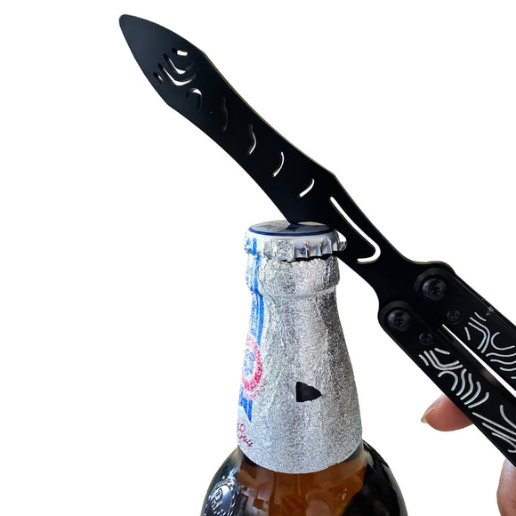 Aluminum Integral Channel Handle Crowbar Multitool,Advanced Bottle Opener