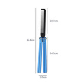 Stainless steel Folding Comb Tool ,Strong and Duable