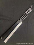 Tactical Trainer Butterfly Practice Metal Steel Aluminum alloy Handle Bearings Blunt