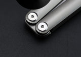 titanium alloy Integrated handle Tactical Combat Trainer Practice Balisong Blunt Butterfly Dull Knife No EdgeFeature