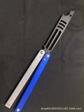 Tactical Trainer Butterfly Practice Metal Steel Aluminum alloy Handle Bearings Blunt