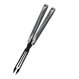 Tuning fork Stainless Steel Aluminum Integral Channel Handle Flip Rod with Dual Pivot Effective Bushing System