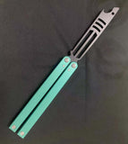 Tactical Trainer Butterfly Practice Metal Steel Aluminum alloy Handle Bearings Blunt