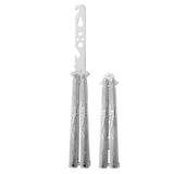 Folding Multitool: Bottle Opener, Screwdriver, Finger Exerciser - Stainless Steel, Aluminum - Silver