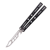 Unfold folding hand swinging knife, fancy portable outdoor practice knife