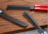 Stainless steel Folding Comb Tool ,Strong and Duable