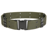 Unisex Outdoor Leinwand Training taktischer Gürtel Armee Fan Ausrüstung Doppelbrüstige Herren Gürtel