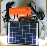 10W Portable Solar Power Bank System Charger for Home lighting Camping Fishing