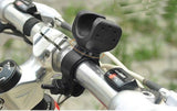 Waterproof Solar Power Rechargeable LED Flashlight Cycling Bike Torch+360° Mount Green