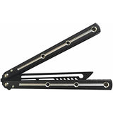 Flip Rod with Effective Bushing CNC Aluminum Integral Channel Handle Training Folding Tool