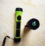 Waterproof Solar Power Rechargeable LED Flashlight Cycling Bike Torch+360° Mount Green